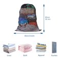 thumbnail image 3 of MOPOOR Large Mesh Laundry Bag,Laundry Hamper Liner, Heavy Duty Mesh Laundry Bags Drawstring Lockable, Machine Washable, for Ball Storage, Travel, Sports Factories, Dorms, 3 of 9