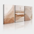 thumbnail image 2 of Boho Wall Art Set of 3,Sun and Moon Art Bible Verse Prints Minimal Desert Wall Decor Mid Century Modern Art Wall Decor Boho Minimalist Wall Art Christian Home Decor Boho Paintings Beige 12"x16", 2 of 6