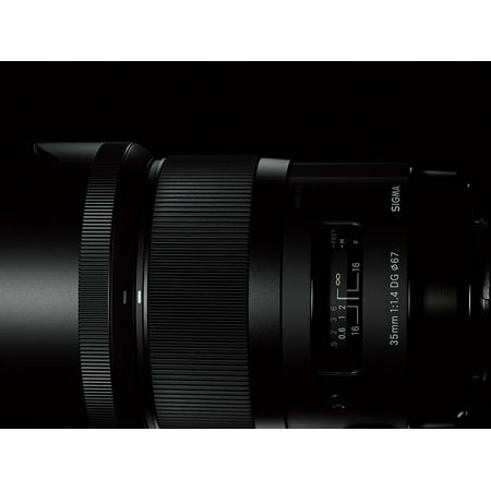 Sigma - 35mm f/1.4 DG HSM Art Standard Lens for Select Sony Digital Cameras - Black