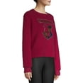 thumbnail image 4 of Hogwarts Women's Sequin Nubby Fleece Sweatshirt, 4 of 6