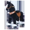 thumbnail image 1 of PonyCycle Ux326 Sabot Cheval Petit Jouet en Peluche, Noir et Blanc, 1 of 10