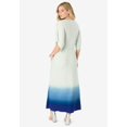 thumbnail image 3 of Roaman's Women's Plus Size Stretch Knit Dolman Sleeve Maxi Dress, 3 of 3