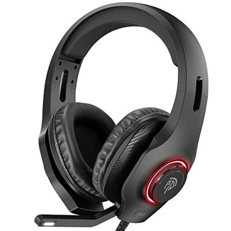 [Newest 2019] Gaming Headset for Xbox One S, X, PS4, PC with Soft Breathing Earmuffs, Adjustable Mic, Comfortable Mute &