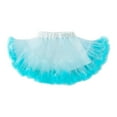thumbnail image 4 of LIIPEE Girls Skirt Casual Carnival Party Tutu Skirt Festive Celebrations Layered Dance Princess Skirt Comfortable Breathable Soft Cute Daily Skirt,Sky Blue,130, 4 of 4