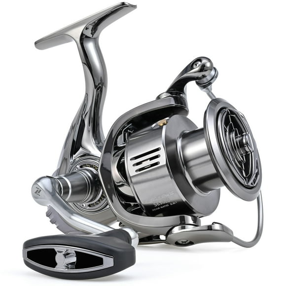Moulinet à Lancer LEOFISHING SE Series - Modèle SE2000 avec Roulements en Acier Inoxydable 13+1, Ratio d'Engrenage 5.5:1, Bobine et Poignée en Aluminium Usiné, Poignée en Forme de T, Garde-Ligne, Capacité de Ligne de 0.20mm/220m