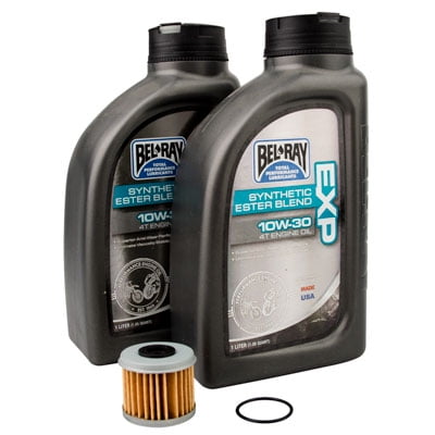 Oil Change Kit With Bel-Ray EXP Synthetic 10W-30 for Honda CRF450R Works Edition (Best Synthetic Motor Oil 2019)