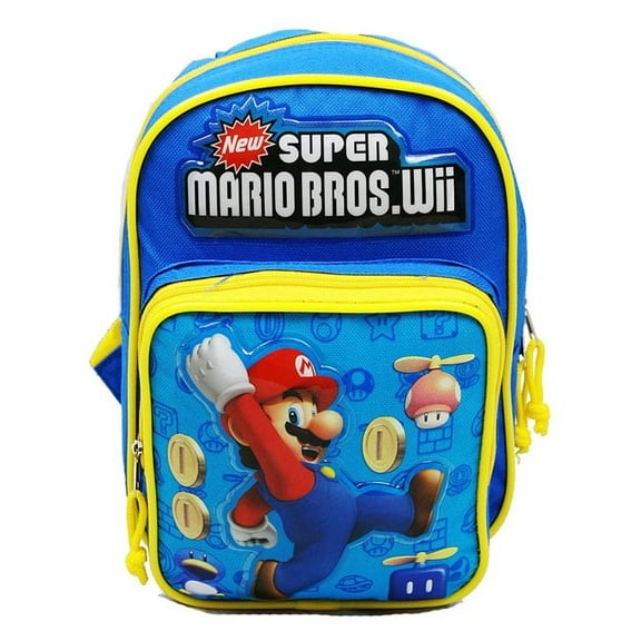 Nintendo by Jump Super Mario Bros Mini Backpack, Blue