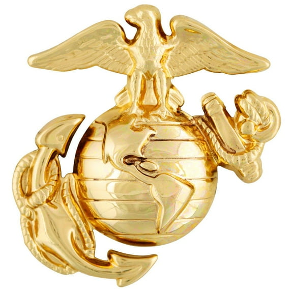 Marine Corps USMC Eagle Globe and Anchor Dress Cap Device Enlisted