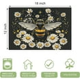 thumbnail image 2 of Bee Placemats Set of 4 Honey Bees Table Mats Washable Place Mats for Home Party Indoor Kitchen Dining Table Decoration 12x18 Inch, 2 of 6