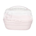 thumbnail image 1 of Hamsters Travel Carry Cage Capeing Case 20x16x15cm para un diseño de ventilación multifuncional de animales pequeños Botella de agua incorporada Rosa, 1 of 8