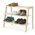 thumbnail image 3 of Whitmor 3-Tier Wooden Shoe Shelves - 15.9" x 26.0" x 21.4", 3 of 5