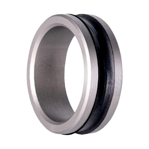 Anillo de línea de pesca cómodo y ensanchado, herramienta de pesca de regalo para pescadores, diseño ergonómico. 1 pieza de plata