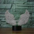 thumbnail image 4 of Wekity 3d Angel Wings Shape Night Light 7 Color Change Led Table Desk Lamp Acrylic Flat Abs Base Usb Charger Home Decoration Toy Brithday Xmas Kid Chi, 4 of 4
