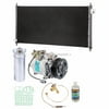 OEM AC Compressor w/ A/C Condenser & Repair Kit For Honda Prelude 1997-2001