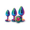 thumbnail image 3 of Rear Assets Round Gem Metal Plug Kit in Rainbow, 3 of 4