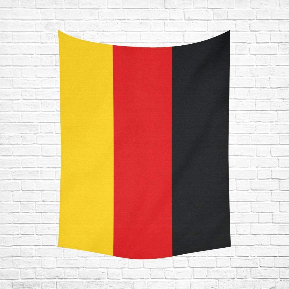 CADecor Flag Black Red Orange Tapestry Wall Decor Living Room Art 60x80