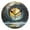 Black, variant on Sunset Ocean Round Wall Clock Silent Battery Operated Home Decor for Living Room Bedroom