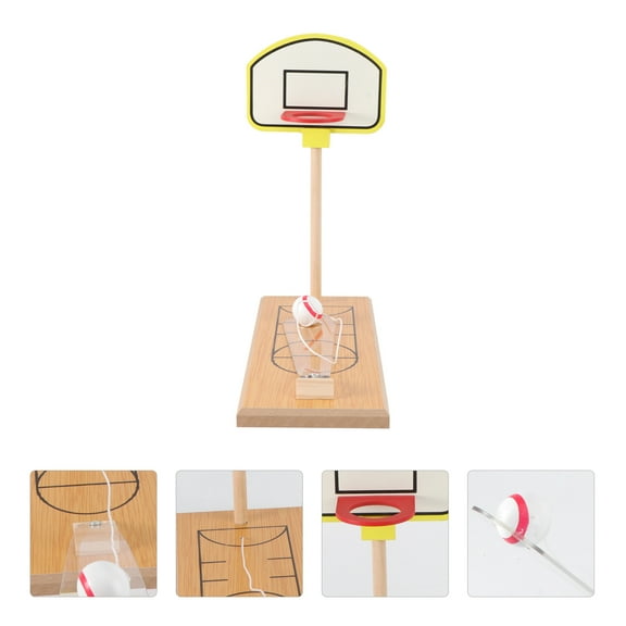 LEORX Desktop Miniature Basketball Game Toy for Hand-eye Coordination Improvement Family Time 1 Set