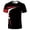 Black, variant on ZXLBBD Tshirts Shirts for Men Short Sleeve Patchwork Color 3D Digital Graphic Tee Loose Fit Workout Shirts Athletic T Shirts for Man Dailywear,Red,XL