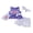 Purple, variant on BemeyourBBs Toddler Baby Girls Summer Clothes Cute Infant Baby Girls Ice Cream Outfits Embroidery Tank Tops and Stripe Ruffle Shorts Set Bag Headband 4Pcs Clothing