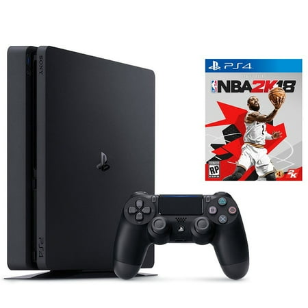 Sony PlayStation 4 Slim 1TB Gaming Console with NBA 2K18