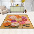 thumbnail image 2 of Yayeee Area Rugs for Living Room 5.2'x4' Non Slip Washable Bedroom Floor Carpet, Abstract Floral, 2 of 5
