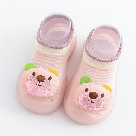 

Toddler Kids Baby Boys Girls Shoes First Walkers Cute Cartoon Animals Antislip Shoes Prewalker Sneaker