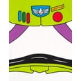 thumbnail image 5 of Disney Toy Story Men's Cosplay Short Sleeve T-Shirt Buzz White Green, 5 of 5
