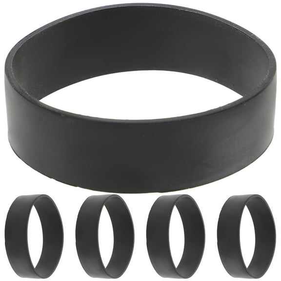 CYLINDSOME 5pcs Diving Belt Rubber Rings Webbing Weight Belt Rings Wear-resistant Rubber Rings