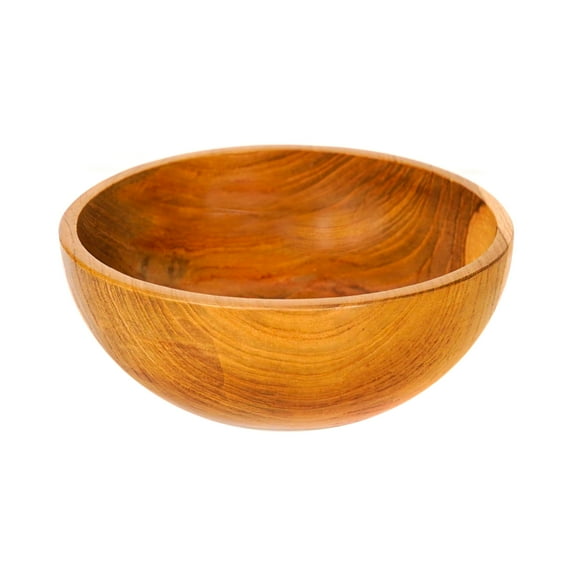 Round Teak Wood Bowl - Regular