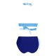 thumbnail image 5 of MKLEKYY Trajes De Baño Women High Waisted Bikini Sets Swimsuits Color Block Two Piece Drawstring Bathing Suit, 5 of 6