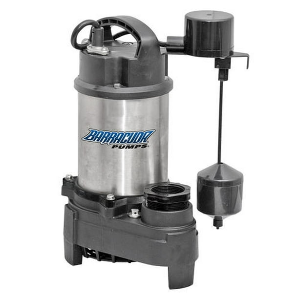 Barracuda 3/4 HP Cast Iron and Stainless Steel Sump Pump