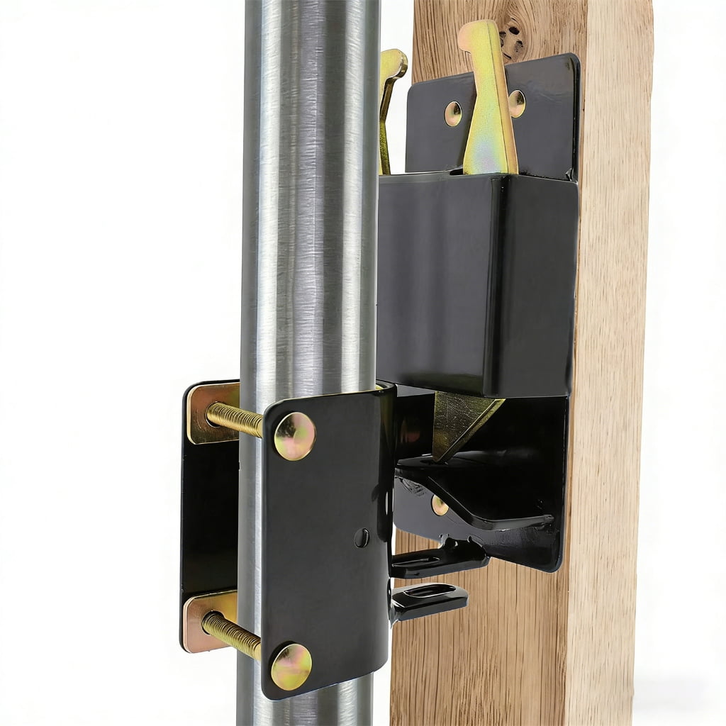 Heavy Duty Farm Fence Gate Lock Metal Hardware for Secure Locking Enduring