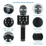 Microphone B luetooth Speaker Karaoke USB Music W ireless Stereo W ireless Aux