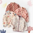 thumbnail image 4 of Kiijoy Toddler Girls Fleece Jacket Soft Cartoon Cute Zip Up Outerwear Coat, Sizes 4-5, 4 of 8