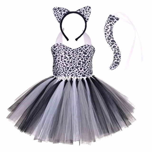 Vestido Para Niñas, Ropa Para Niñas, Trajes De Animales Para Niños, Traje De Cosplay, Trajes De Vestir De Gasa, Gris Odeerbi LM103-2335