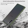 thumbnail image 6 of Case for Samsung Galaxy Note 10 Thin Shockproof Phone Case PC Back TPU Bumper [Protect from Fingerprint/Shock/Scratch/Slip] Translucent Matte Phone Cover for Samsung Galaxy Note 10-Green, 6 of 13