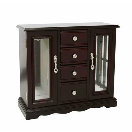 Alps International Classic Wooden Jewelry Box