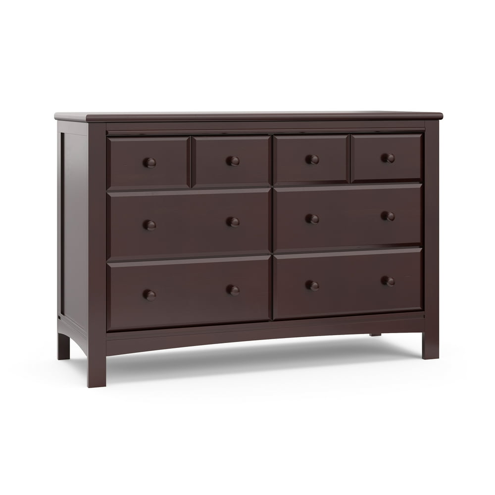 Graco Benton 6-Drawer Espresso, Traditional & Modern Farmhouse, Double