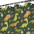 thumbnail image 3 of DarkGreen Cartoon Dinosaurs Eggs Pattern Shower Curtain 84"x72" ,Bathroom Decorative Shower Curtains Set with 12 Hooks,Modern Waterproof Washable Shower Curtain, 3 of 6
