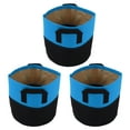 thumbnail image 3 of Thickened Grow Bag, Double Color Breathable 3 Gallon Foldable Plant Bag Wear Resistance Reusable  For Tree For Outdoor For, 3 of 8
