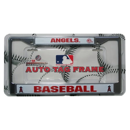 License Plate Chrome Frame - Los Angeles Angels of