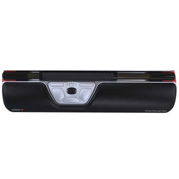 Open Box Contour Design RollerMouse Red RM-RED Rollerbar Mouse Black/Silver