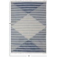 thumbnail image 3 of Casavani Cotton Durrie Dining Room Area Carpet, Blue 12x18 feet, 3 of 6