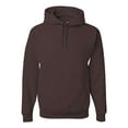 thumbnail image 1 of Jerzees Mens NuBlend Pull Over Hooded Sweatshirt, S, Chocolate, 1 of 1