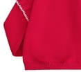 thumbnail image 6 of Frostluinai Girls Crewneck Sweatshirts Ruffle Trim Long Sleeve Cotton Pullover Basic Solid Color Sweat Shirt Fall Clothes 2-12 Years, 6 of 7