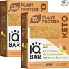 IQBAR Brain and Body Keto Protein Bars - Banana Nut Keto Bars (12 Count (Pack of 2))