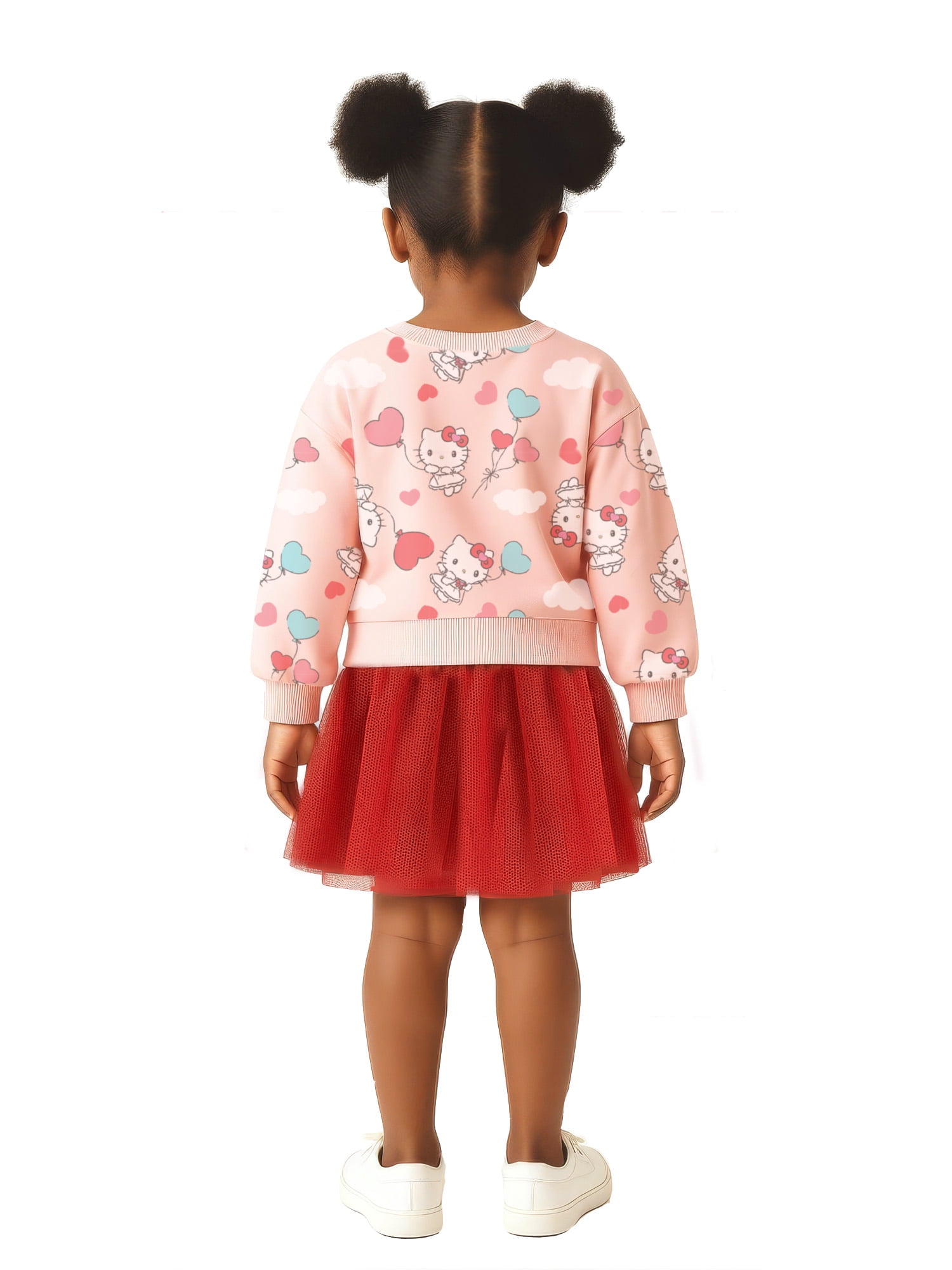 Hello Kitty Girls Sweatshirt Tutu Dress, Sizes 4-12