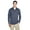 Navy Heather, variant on UltraClub 8618 Men's Cool & Dry Heathered Performance Quarter-Zip