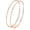 C-40MM Rose Gold, variant on 925 Sterling Silver Circle Endless Hoop Earrings for Women 20 30 40 50 60 70mm